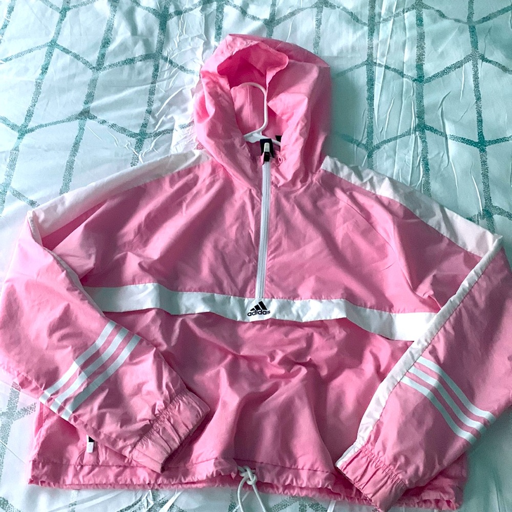 PINK ADIDAS JACKET